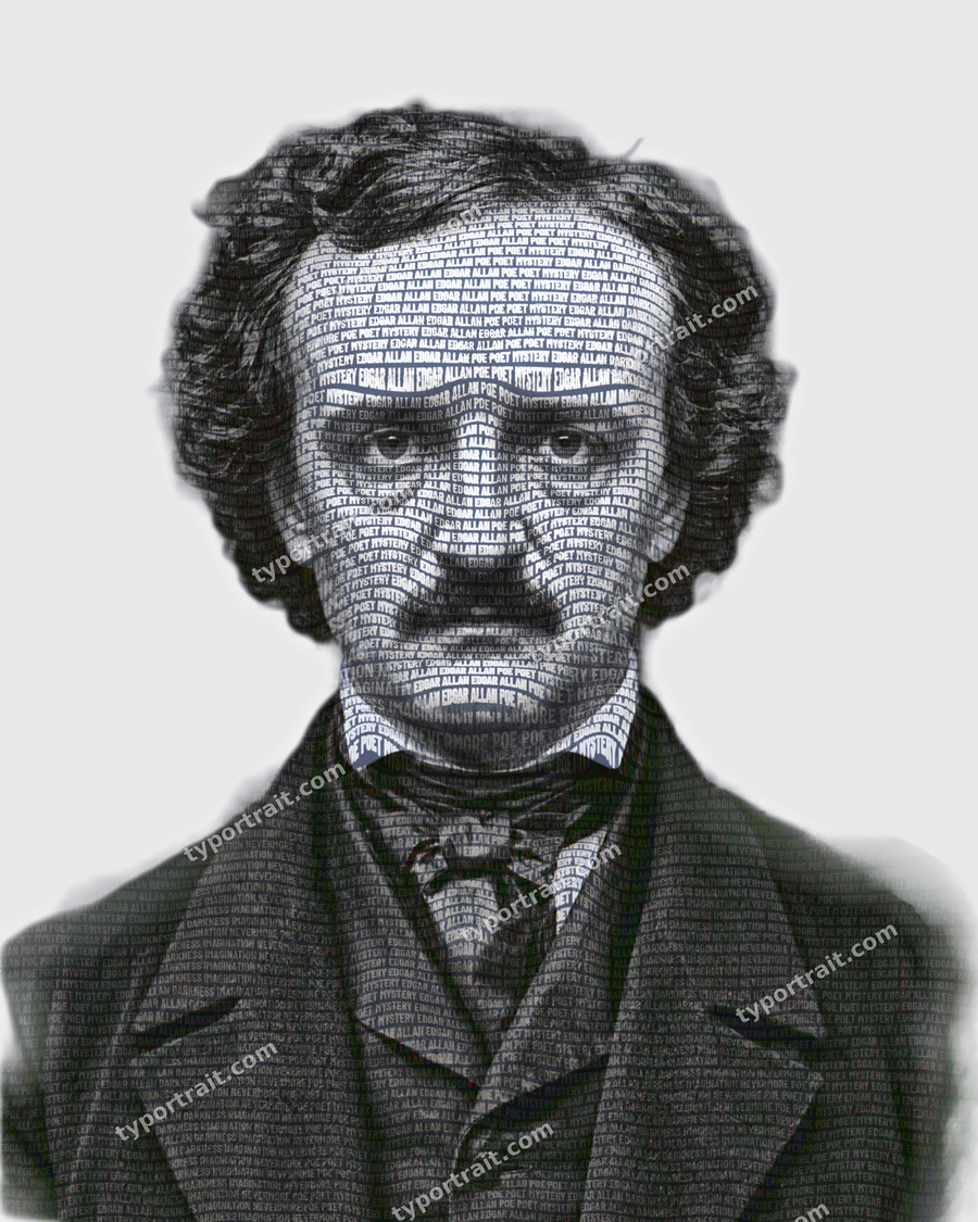Edgar Allan Poe &mdash; sacred word portrait