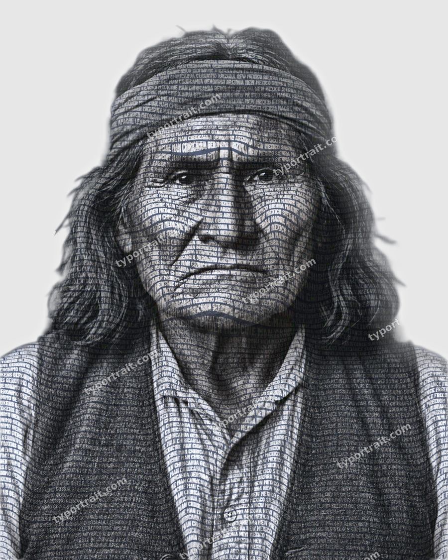Geronimo &mdash; sacred word portrait
