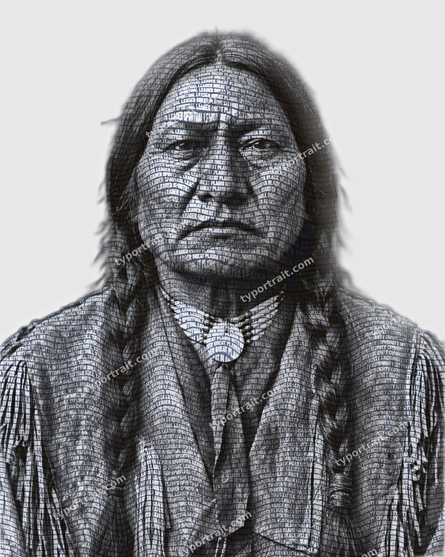 Sitting Bull &mdash; sacred word portrait