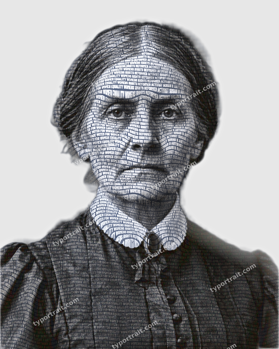Susan B. Anthony &mdash; sacred word portrait